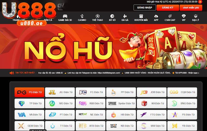 U888 25 Nổ hũ đổi thưởng